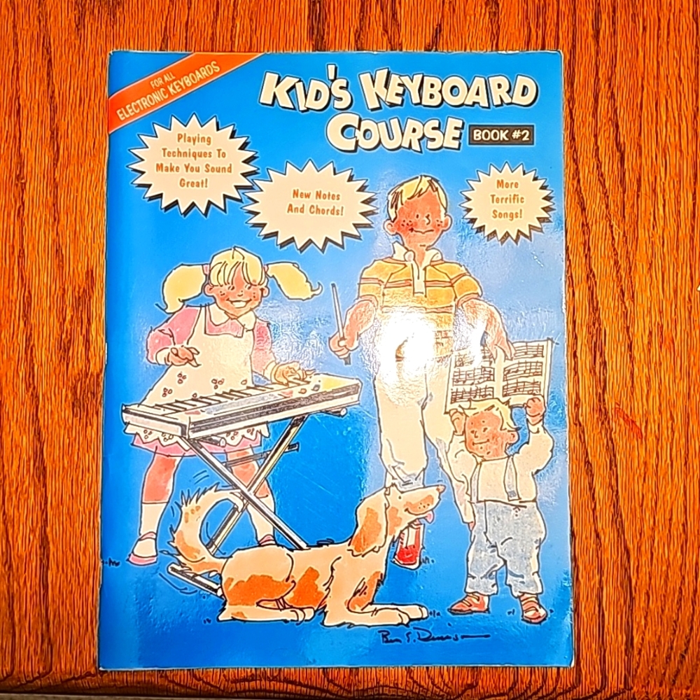 Vintage Kid's Keyboard Course Book